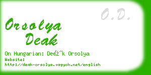 orsolya deak business card